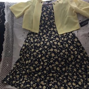 NWT Print dress with jacket